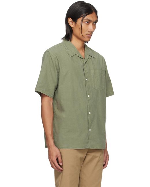 Norse Projects Green Khaki Carsten Shirt for men