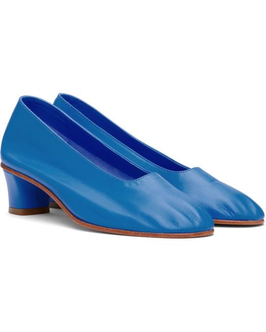 Martiniano Blue High Glove Heels