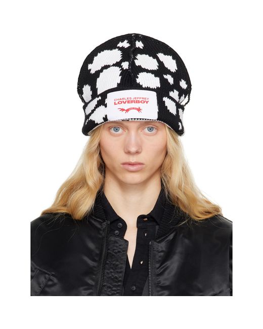 Charles Jeffrey Black Loverboy Beanie