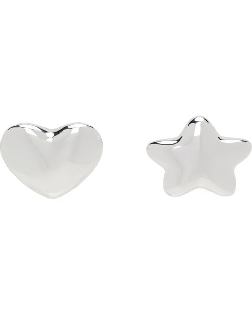 Sandy Liang シルバー Found ピアス 関税送料込 関税込み】Sandy Liang シルバー Found ピアス (SANDY LIANG