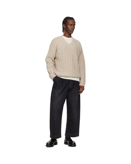 Studio Nicholson Black Puch Denim Jeans for men