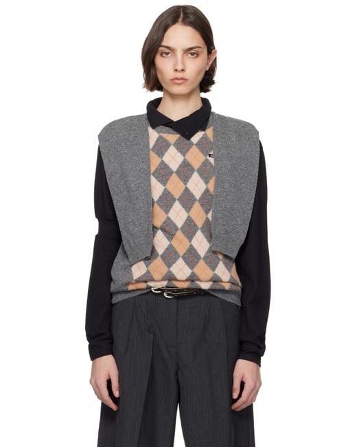 HODAKOVA Knitted Sleeve ベスト Black