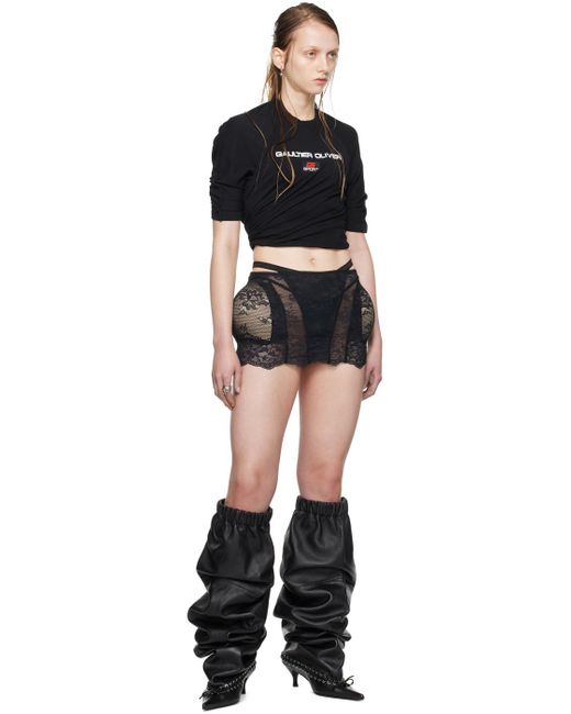 Jean Paul Gaultier Black Shayne Oliver Edition Miniskirt
