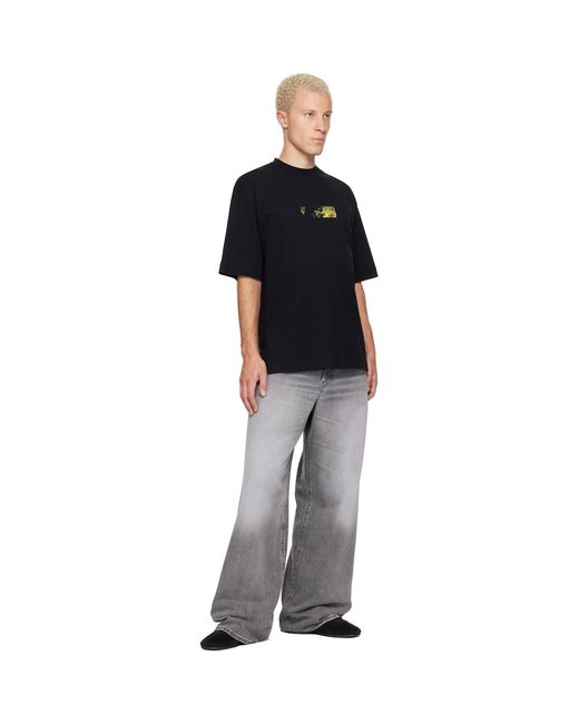 Off-White c/o Virgil Abloh Black Spices Arrow Skate T-Shirt for men
