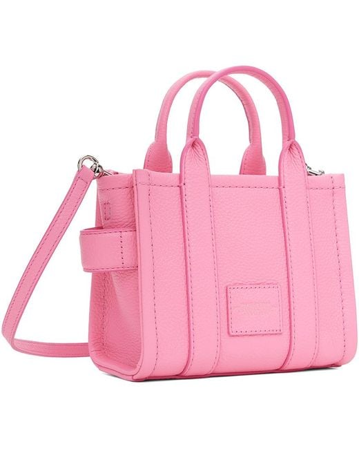 Marc Jacobs The Leather Mini Tote Bag トートバッグ Pink