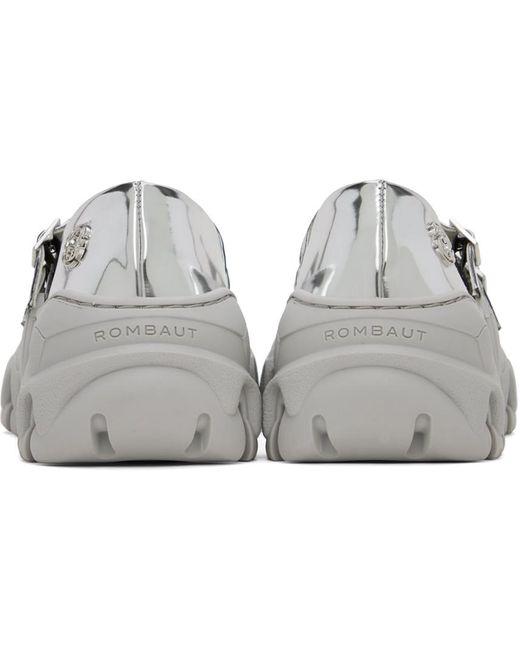 Ballerines De Style Chaussure Charles Ix Boccaccio Ii Argentées Exclusives À Ssense Rombaut en coloris Black