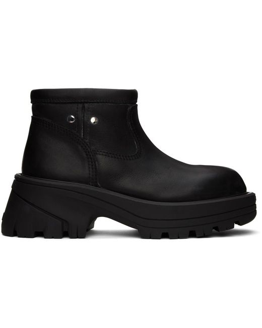 1017 ALYX 9SM Black Low Top Work Boots for men