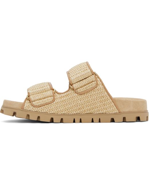 Miu Miu Black Tape Cord Sandals