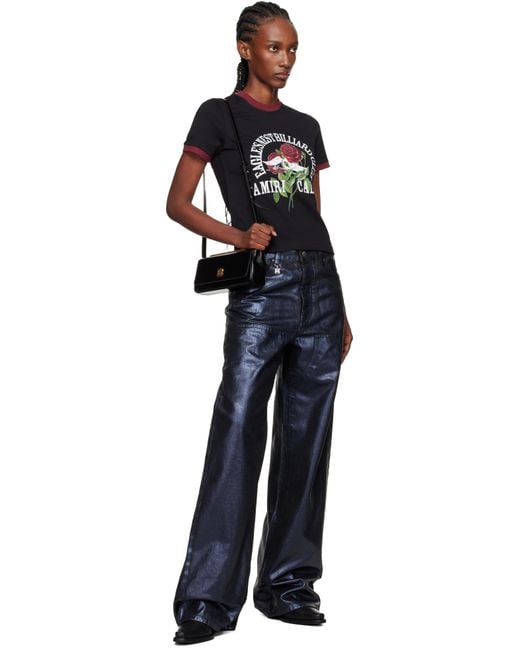 Amiri Black 'Ma' Clutch