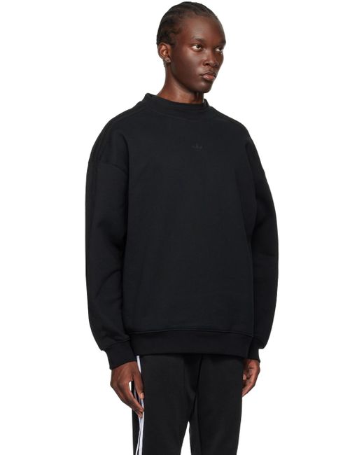 メンズ Adidas Originals ブラック Field Issue Essentials スウェットシャツ Black