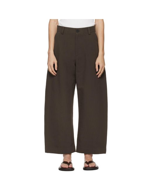Studio Nicholson Black Levy Trousers for men