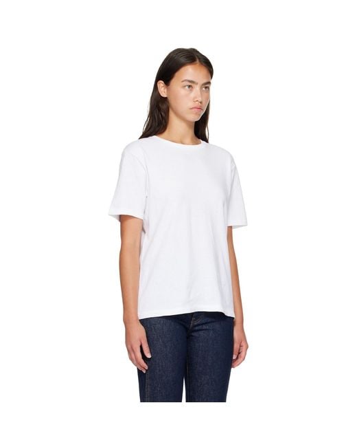 Khaite White Mae T-Shirt