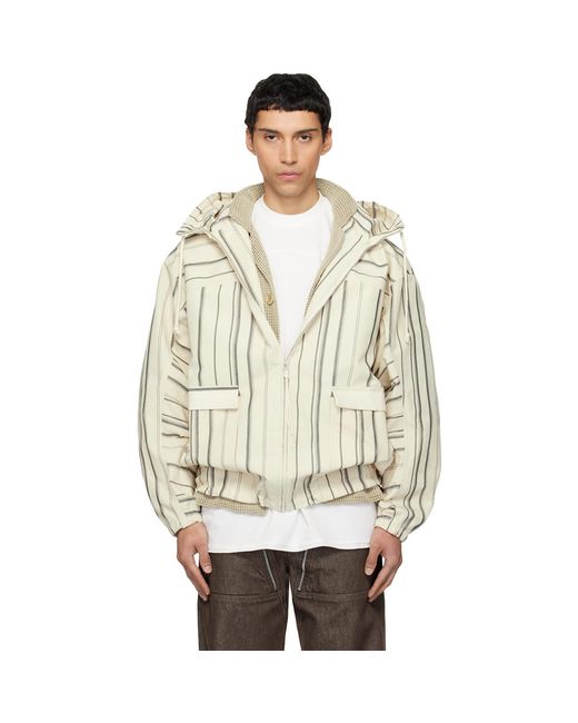 Mordecai Natural Windbreaker Jacket for men