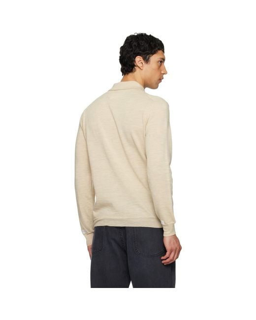Maison Margiela Black Off Patchwork Knit Polo for men