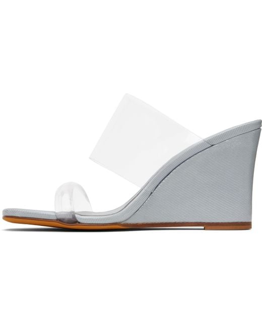 Maryam Nassir Zadeh Black Olympia Wedge Heeled Sandals