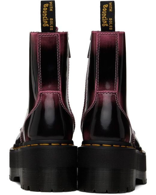 Dr. Martens Pink & Black Jadon Max Boots