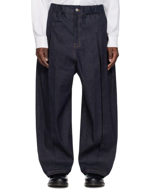 Jean Bleu À Plis Creux SAGE NATION pour homme en coloris Blue