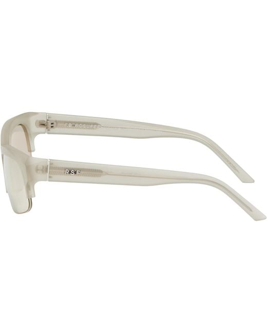 Retrosuperfuture Black Transparent Scatto Sunglasses for men