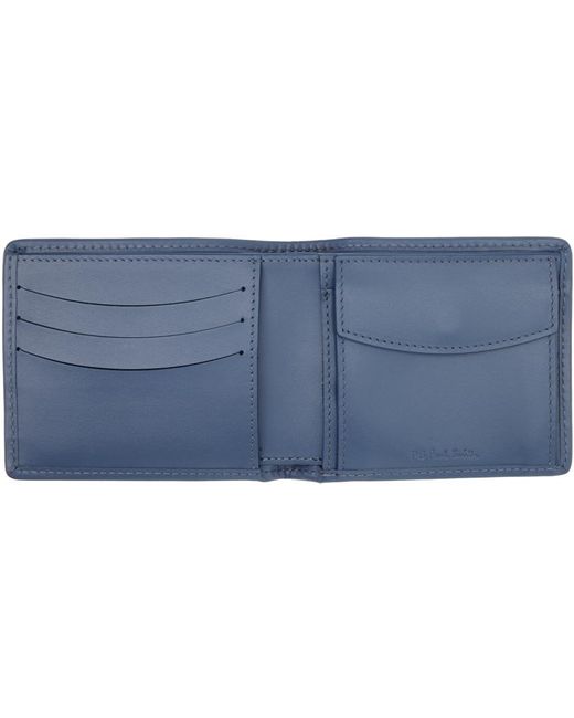 PS by Paul Smith Blue Navy Bifold Wallet for men
