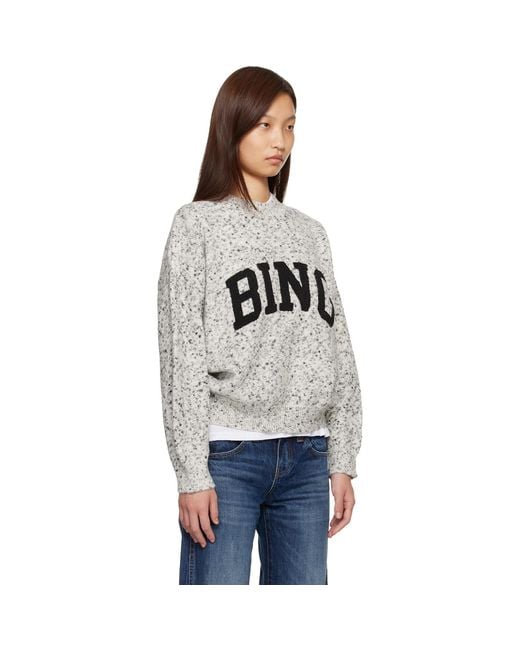 Anine Bing Black Sydney Crew 'Bing' Sweater