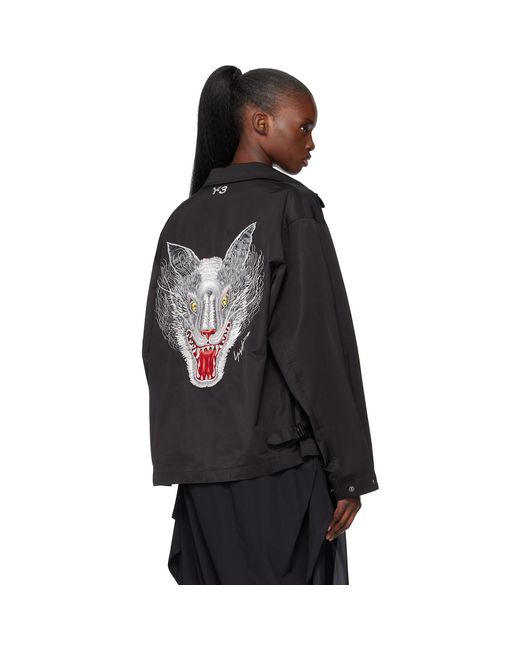 Y-3 Black Mercedes-Amg F1 Edition Wolf Jacket