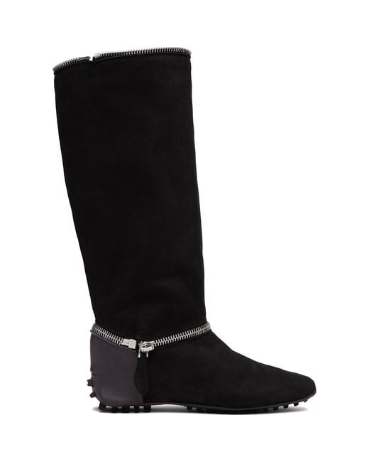 Kiko Kostadinov Black Modular Driving Boots