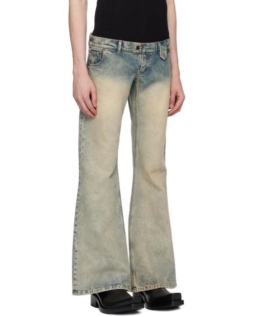 Egonlab Black Stonewashed Jeans for men
