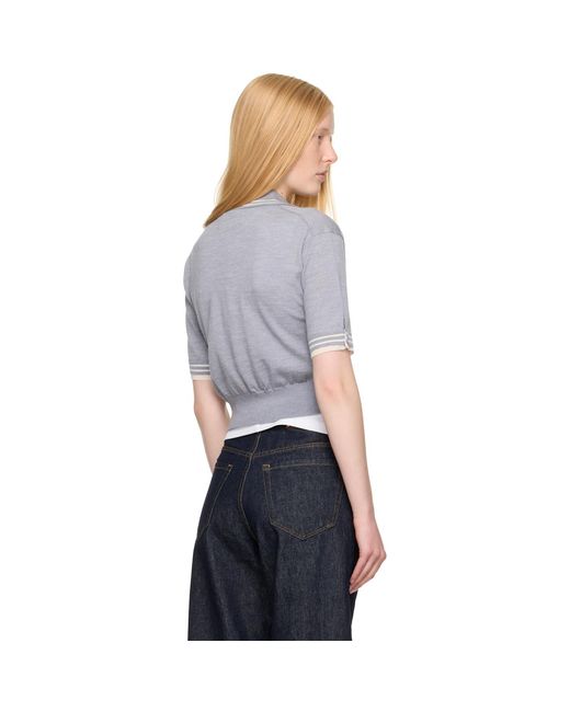 3.1 Phillip Lim Black Cropped Polo