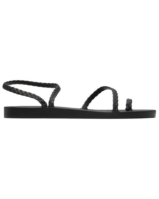 Ancient Greek Sandals Black Eleftheria Sandals