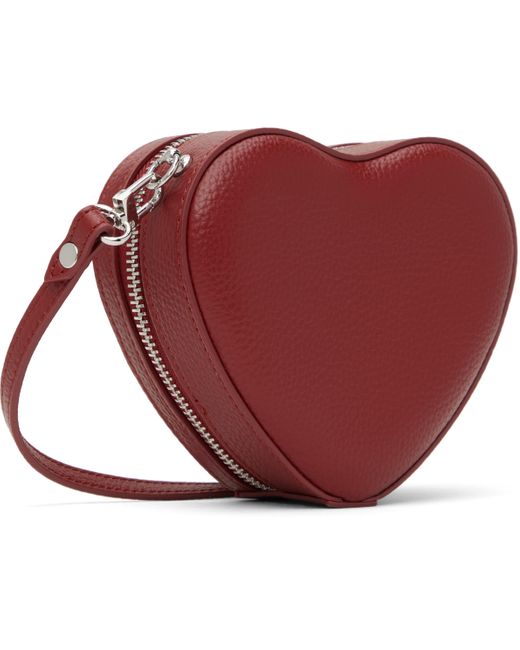 Vivienne Westwood Red Mini Heart Crossbody Bag