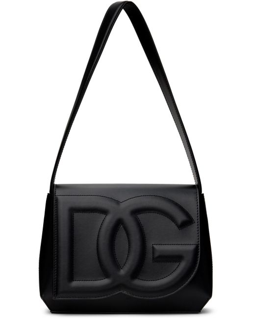 Dolce & Gabbana Dolce&gabbana Black Logo Shoulder Bag