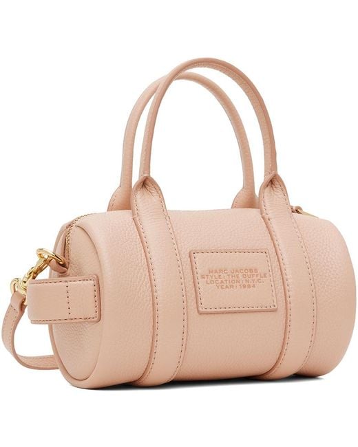 Marc Jacobs The Leather Mini ダッフルバッグ Pink