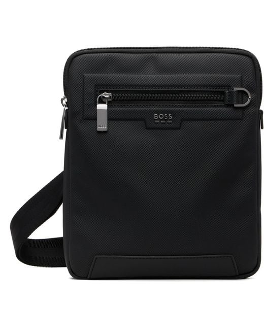 Boss Black Logo Hardware Pouch for men