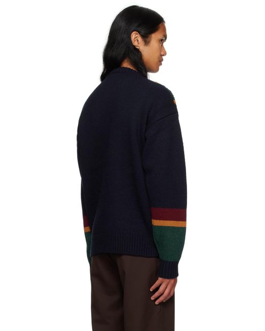 Drole de Monsieur Black 'la Maille Tartan' Sweater for men