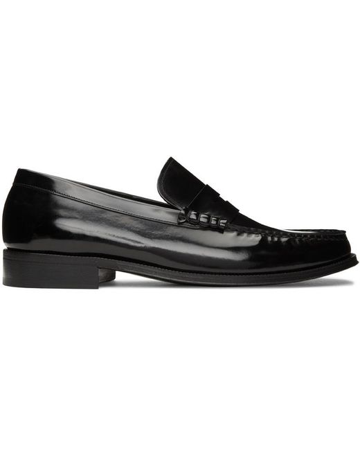 Paul Smith Leather Cassini Loafers in Black for Men | Lyst