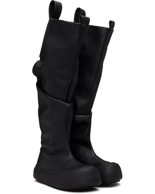 Yume Yume Black Fisherman Tall Boots