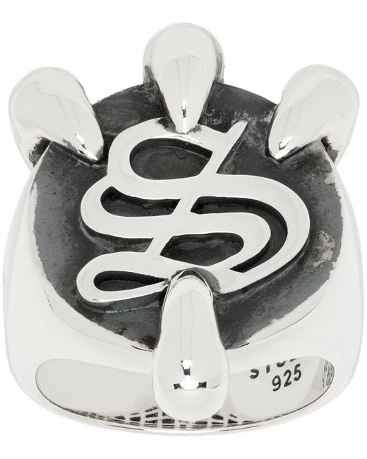 Stolen Girlfriends Club Multicolor S-claw Sovereign Ring for men