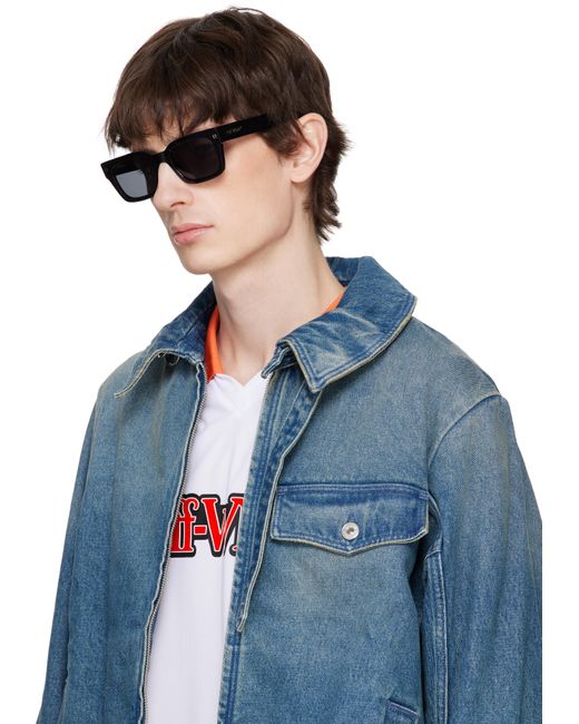 Off-White c/o Virgil Abloh Black Hilo Sunglasses for men