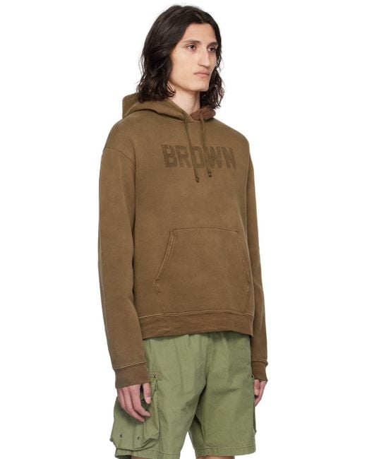 メンズ John Elliott ブラウン Rush フーディ Green