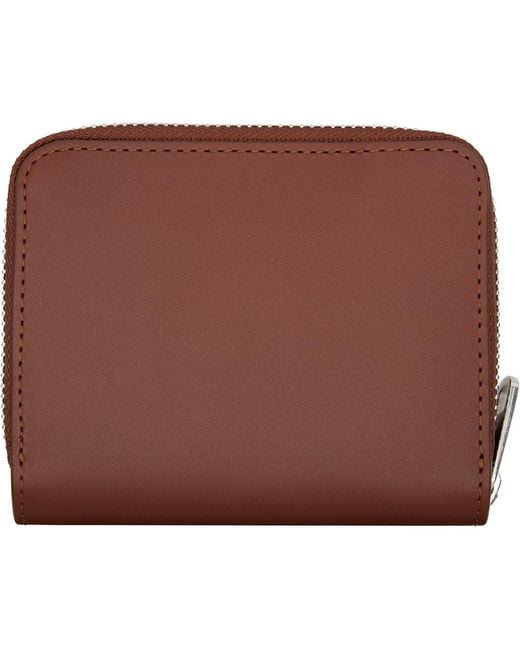 A.P.C. Brown Chelsea Zip Wallet for men