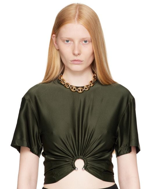 Rabanne Eight Chunky ネックレス Metallic