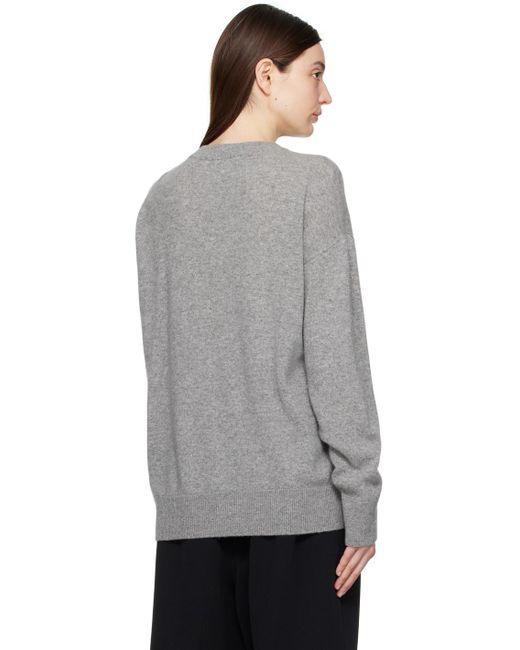 Burberry Gray Safety Pin Sweater