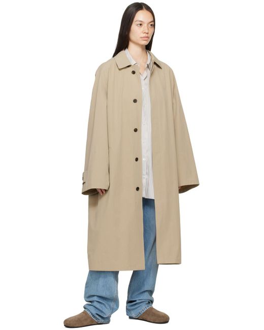 Trench flemming taupe The Row en coloris Natural