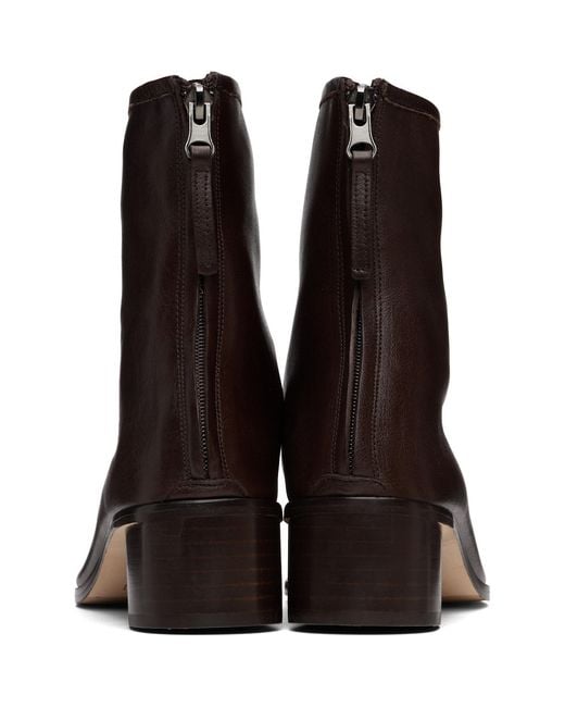 Hereu Brown Juliol Heeled Boots