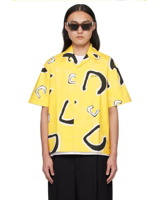 Jacquemus Yellow Shirts for men