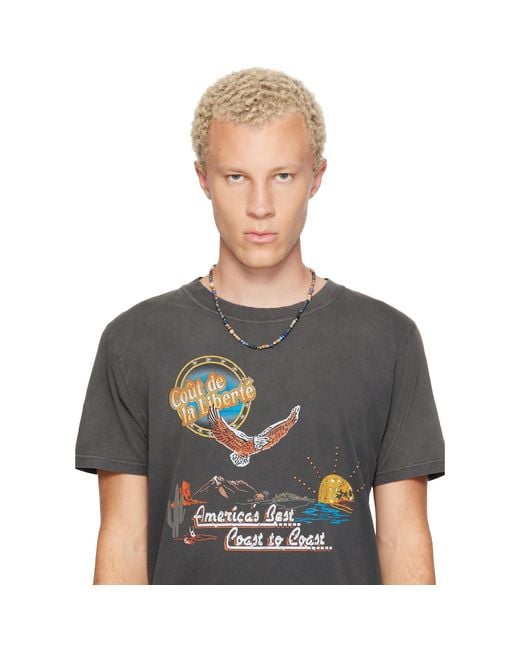 Isabel Marant Metallic Beaded Necklace for men