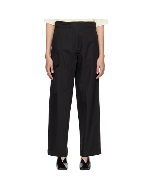 Studio Nicholson Black Obra Trousers