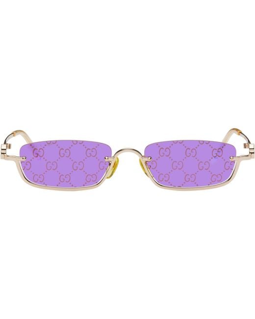 Gucci Purple Gg1278S Sunglasses for men