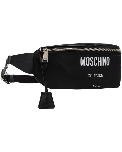 Moschino Black ' Couture' Pouch for men