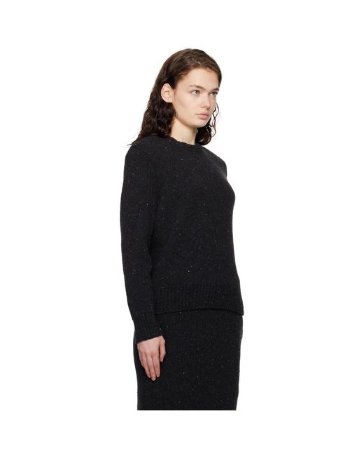 Bottega Veneta Black Wool Tailored Sweater